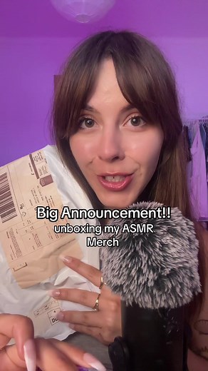 Unboxing My Exciting ASMR Merch Announcement!