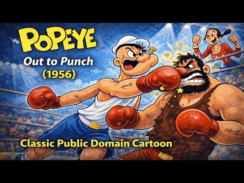 Popeye – Out to Punch (1956) | Classic Public Domain Cartoon