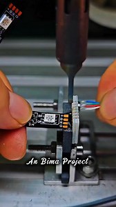 Solder RGB LED STRIP quickly and precisely! #ASMR #soldering #machine #electronics | An Bima