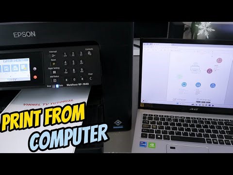 How to Print From Computer Laptop To Epson Printer