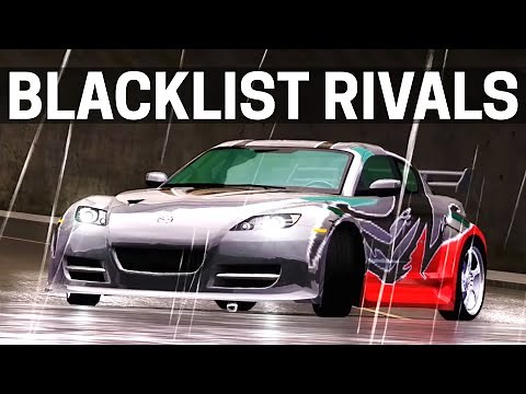 NFS Most Wanted - All Blacklist Race Entrances