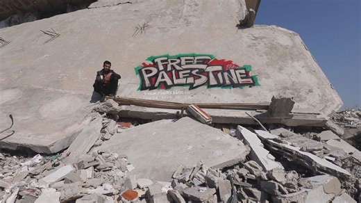 Gaza’s artists turn war ruins into canvases of resistance and hope