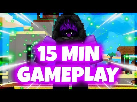 15 MINUTES Of SKYWARS Gameplay! | Roblox Bedwars Gameplay