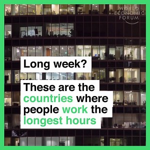 Working overtime. Read more: http://wef.ch/2qcEtWT | World Economic Forum
