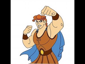 Hercules Drawing – How to draw Hercules easily