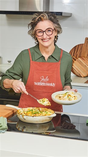 Our latest recipe from Julie Goodwin is a chicken and leek pie - potato bake mash up! 🔗https://women-s-weekly-food-9ag1.visitlink.me/tsOyNr | Women's Weekly Food