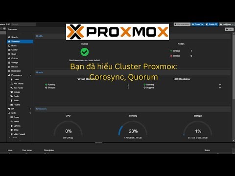 Bài 8 | Hướng Dẫn Cluster Proxmox: Corosync, Quorum và Những Điều Cần Biết Để Tối Ưu Hóa Cluster