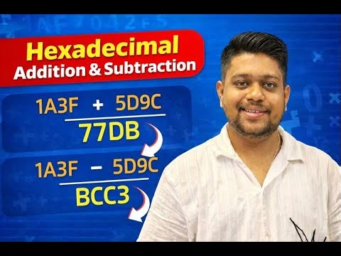 HEXADECIMAL ADDITION AND SUBTRACTION .NUMBER SYSTEM PART 13.
