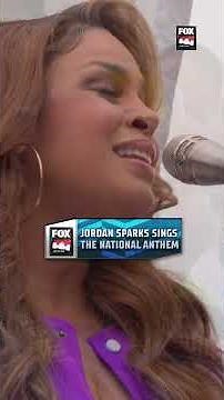 Jordin Sparks sings the National Anthem before the 2026 Indy 500