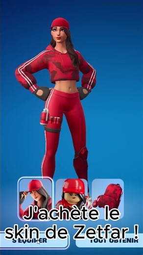 J’achète le skin ZETFAR 🔥 #fortnite #zetfar