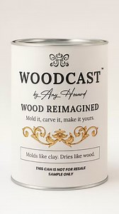 Molds like clay. Dries like wood. Woodcast is the DIY pro’s secret to fast, strong, and flexible for repairs, builds, and bold creative projects. | Amy Howard At Home
