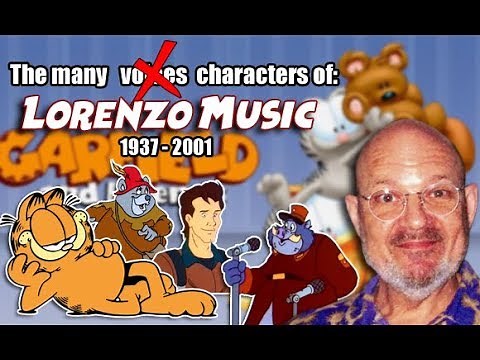 Many Voices of Lorenzo Music (Animated Tribute / R.I.P. / Garfield) HD High Quality
