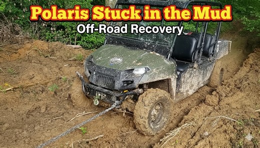 Polaris Stuck in the Mud – Off-Road Recovery