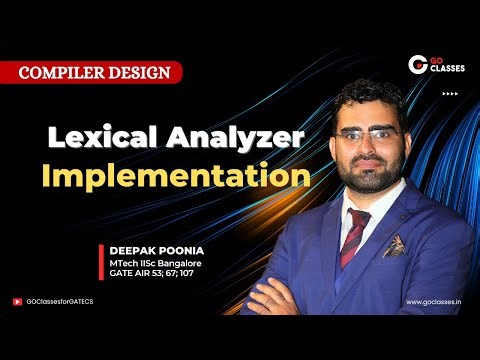 Lecture 3B - Lexical Analyzer Implementation & Practice Questions | Tokenization | Compiler Design