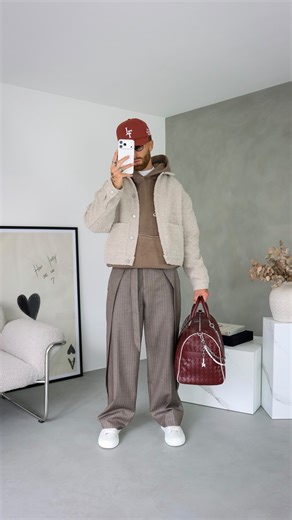 Rossi Campbell on Instagram: "GRWM > smart street fit 👔 > Full outfit details below 🤝 🧢 @livefastdieyoung 🧥 @manieredevoir 🥼 @illicit_bloc 👖 @manieredevoir 👕 @illicit_bloc 👟 @dior ⛓️ @craftd : #outfitinspo #grwm #styleformen #brownaesthetic #fashion #thesupermade #hypedstreets #beststyle #streetwear #outfitinspiration #luxuryoutfit #fashionblogger #styling #mensaccessories #stylemen #sneakerhead #guysfashion #winterstyle #menswear #rossi"