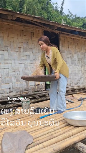 ชีวิตสาวน้อยบ้านนาในชนบทลาววันนึงสู้กับงานหนักหลายอย่างแต่เธอก็ยังยิ้มได้ น้องใจสาวเผ่าบรูเมืองเซโปน #สาวลาว #วิถีชนบท #ชนบทลาว #หมู่บ้านโบราณ | วิถีชนบท