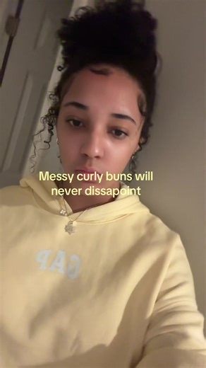 Perfect Messy Buns for Curly Hair