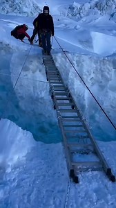 4.6K views · 50 reactions | Crossing the ladders in the Khumbu...