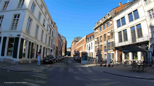 Namur City Walk – Scenic Route by the River Meuse (4K)