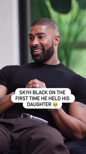 BET on Instagram: "When she laid her head on his chest, everything made sense. ❤️ Skyh Black opens up with @_iambmac about becoming a father, the emotions of missing his daughter’s birth due to circumstances out of his control, and the overwhelming peace he felt the first time he held her in his arms. This is a beautiful reflection on grace, partnership, and the joy he and his wife KJ are experiencing as they embrace their newest blessing. Watch this heartfelt moment of #ForTheFellas NOW on @BET