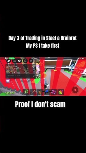 Day Three Of Trading In Steal A Brainrot#sab #teamsammy#stealabrainrot #fypシviral #gaming #trading