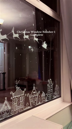 Decorate Your Windows with Christmas Chalk Pens