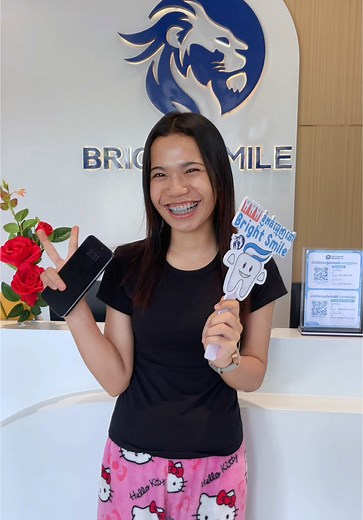 So cute 😍 #brightsmiledentalhospital #foryouu #smile #braces #fyp