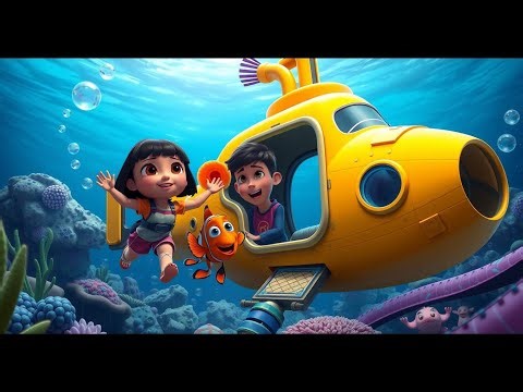 Dora & Nemo Save the Underwater School Submarine!