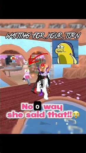 Why did she say that?😂 #roblox #mm2 #bloxfruits #rblx #fightinaschool #shorts