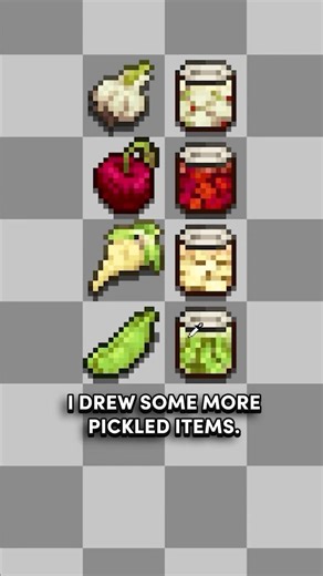 Adding some more pickled items to my farming game! 🥒