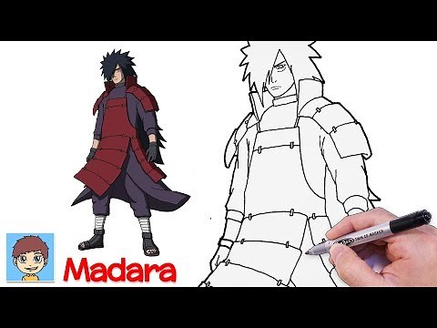 Comment Dessiner Madara Facilement - Dessin Facile Naruto Shippuden