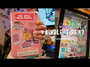 🪷kindle fire 7 aesthetic unboxing ✨️| an affordable e-book alternative for manga & manhwa