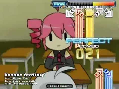 (Utau) Kasane Teto - Kasane Territory [StepMania].flv