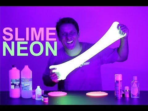 Como Fazer Slime Neon - Fluorescente XFUNPLAY