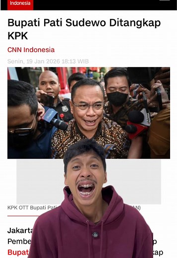 Sudewo Bupati Pati ditangkap KPK karena menjadi tersangka kasus pemerasan jabatan perangkat desa kepada calon perangkat desa. Setiap calon perangkat desa diminta duit sebesar 165 juta sampai 225 juta. #sudewo #pati #kpk