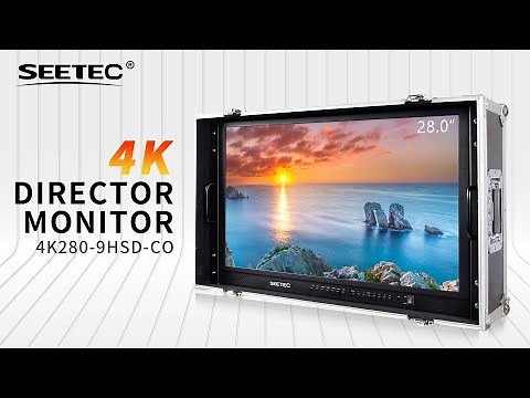 SEETEC 28" 4K Carry-on Broadcast Director Monitor