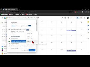 Cómo crear eventos en Google Calendar