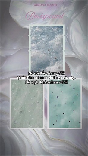 Chụp photo booth Ximona Booth: bí mật background hot nhất