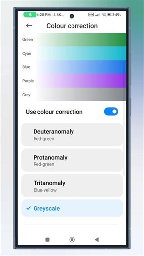 How to use colour correction mode in realme phone #shorts #youtubeshorts #mobile