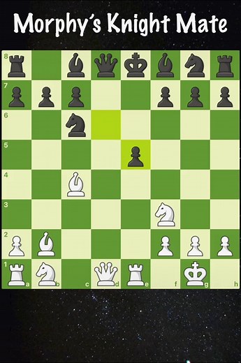 Morphy Wins in 13 Moves #chess #chesstok #chesstiktok #morphy #paulmorphy