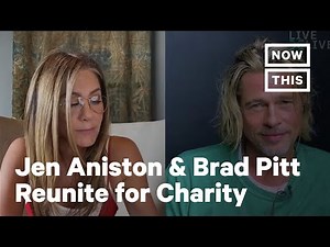 Brad Pitt and Jennifer Aniston Reunite for Zoom Table Read | NowThis