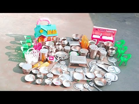 9Minutes Satisfying with Unboxing Hello Kitty Kitchen Set | Cute Tiny Miniature ASMR Mini Cooking