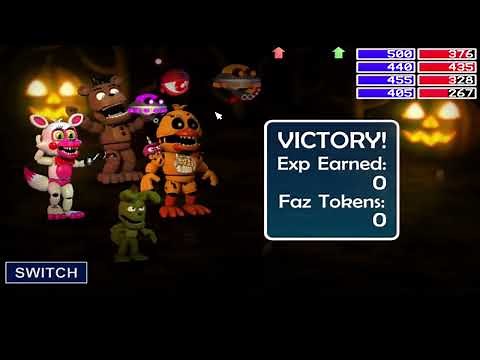 FNAF World Simulator #18 | Into The Halloween Update Backstage