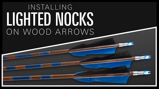 We cover how to add lighted arrow nocks to your wood arrows. Going step by step on how to install a lighted nock, and all the tools needed. Then we show you how the arrows shoot on our range. Products Used: Arrow-Fix Drill Guide - https://www.3riversarchery.com/arrow-fix-drill-guide.html TopHat Wood Arrow Nock Adapter - https://www.3riversarchery.com/tophat-nock-adpaters-6-pack.html GloryNock Lighted Nock - https://www.3riversarchery.com/glorynock-lighted-nocks.html | 3Rivers Archery