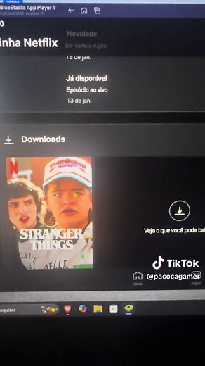 Como baixar filmes/ séries da Netflix no notebook off-line ( bluestacks ) Obs: não tem vírus #computer #computador #netflix #netflixseries #download #ajuda