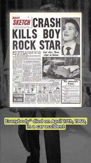 The Story Behind Eddie Cochran's Tragic Death