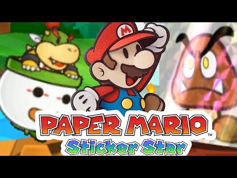 🔴 MEGASPARKLE GOOMBA! Paper Mario: Sticker Star - Gameplay Walkthrough Part 1 (Nintendo 3DS)