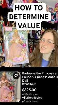 How much is your doll worth? Selling prices and appraisal - Barbie Princess and the Pauper doll