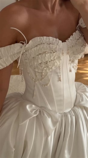 RARA AVIS GROUP wedding dresses and lingerie on Instagram: "The ethereal Sharlotta dress — a vision designed to capture hearts❤️ Part of the Princesse, Étoile du Matin collection by @rara.couture"