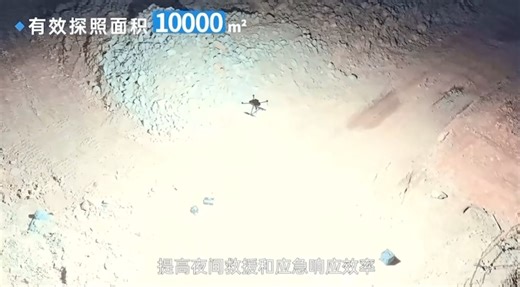 1.1K views · 11 reactions | Tethered illumination drone, 24 operating hours and covers 10000m2 area | Kris Zhao Innovations | Facebook